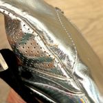 Nicole Lee USA Faux Leather Metallic Silver Adjustable Strap Belt Bag Photo 5