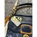 Coach  Legacy Willy Colorblock‎ Blue White Leather 70th Anniversary Crossbody Bag Photo 1