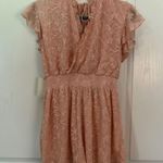 Tularosa S Solange Lace Romper in Blush NWT Photo 2