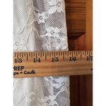 Wild Fable  Shear Lace Maxi with white mini liner trending beach wedding dress M Photo 4