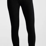 Varley  ladies mocado ribbed knit Black high rise leggings size medium Photo 0