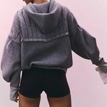 Free People NWT  Pick It Up Pullover in Heather Grey Photo 3