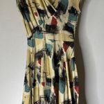 effie's heart Multicolor Abstract Print Fit N Flare Dress Size Small Photo 0