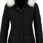 Women's Winter Warm Coats Puffer Jacket Long Drawstring Waterproof Snow Parka With Removable Faux Fur Trim Hood Photo 0