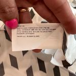 Theory short sleeve a line top brush grey multi print silk blouse medium NWT Photo 8