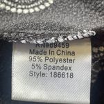 Portocruz Black Patterned Short Sleeve Dress Photo 5