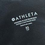 Athleta  | Black Conscious Crop Powervita Racerback Workout Sports Bra, XS Photo 4