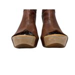 Kork-Ease  Berit Brown Leather Wedge Sandals 8M Photo 4