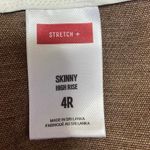 EXPRESS Khaki Beige Chino High Rise Skinny Stretch Trouser Dress Pants Size 4 Photo 5