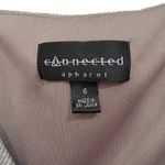 Connected Apparel Shimmer Midi Sleeveless Faux Wrap semi formal Dress Size 6 Photo 11