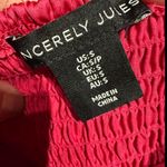 Sincerely Jules Fuchsia Satin Bustier corset tank small BarbieCore vampire‎ Pink Photo 2