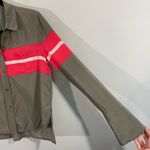 Equipment  Femme Green & Red Button Up Silk Long Sleeve Blouse Size S/P Photo 5