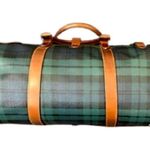 Ralph Lauren Green Navy Black Watch Plaid Boston Weekend Travel Duffle Bag 52cm Photo 14