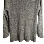 Eileen Fisher Black/Cream Marled Wool/Linen Blend Sweater F4N5 Women’s Medium Photo 6