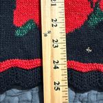 Nutcracker womens size small ugly Christmas sweater tree snowman angel presents Black Photo 2