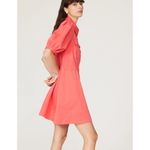 Ba&sh  Dress Womens Small Pink‎ Lincoln Collared Button Front Mini Cotton Photo 3
