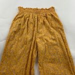 Old Navy TALL Yellow Floral Lightweight Challis Smocked Waist Lounge Pant MT Photo 5