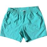 Columbia  PFG Womens Aqua Pull On Shorts Size Small 5” Inseam Outdoor Shorts Photo 0