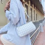 Brandy Melville Plaid Mini Bag Photo 1