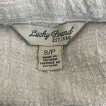 Lucky Brand  Boho Tan Beige Blouse Small S Photo 4