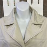 Old Navy Vintage Cream Women’s Long Sleeve Button Down Trench Coat w/ Belt-Large Photo 8