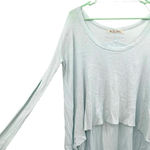 We The Free  size small light blue long sleeve high low hem thermal shirt‎ top Photo 2