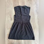 Amuse Society  After Hours Mini Dress Lace Sleeveless Black Medium Eyelet Photo 2