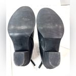 Torrid  11 Wide Double Zip Leather Moto Booties Black Heeled Boots Photo 4