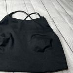 Victoria's Secret Black Open Cross Back Long Line Soft Bralette Size Medium Photo 2