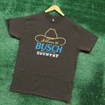 Junkfood Welcome to Busch Light Country Beer Poster Tee M Photo 2