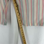 Briggs New York Briggs 80’s Casual Striped Long Shorts Womens Large Pastel Multicolor Photo 2
