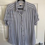 Universal Threads Blue Striped Button Down Photo 0