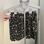 American Eagle ,‎ black floral flowy shorts - soft size small Photo 6