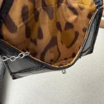 Aimee Kestenberg  Leather Card Wallet Black Snap Envelope Pebbled Classic Zip * Photo 2