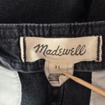 Madewell Low Slung Baggy Cargo Jeans Women 31 Washed Black Denim Hemp Blend Photo 7