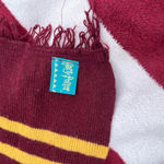 Harry Potter Gryffindor burgundy yellow scarf fringe fun costume warm winter Red Photo 3
