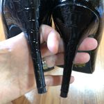 Charlotte Russe Shiny Black Stilettos Size 7 Photo 5