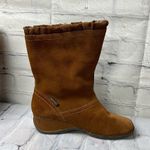Sporto abbey leather suede boots faux fur lining weatherproof size 6.5” Photo 6