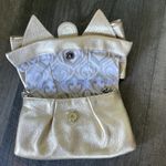 Brighton  Leather Metallic Bow Wristlet Photo 2