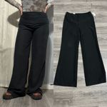 Gap New  Black Mineral Wash Wide Leg Dress Pants High Rise Sz 6 Loose Fit Photo 1