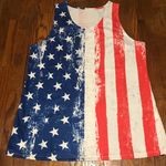 NEW American Flag Patriotic Tank Top. Multiple Size L Photo 6