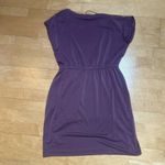 NWOT Nicole Miller New York Mauve Jersey Mini Dress, Size Large Purple Photo 4