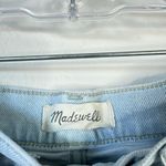 Madewell  The Momjean in Harman Wash Raw-Hem Comfort Stretch Size 25 Light Wash Photo 5