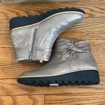 Clarks Sharon Salon Boot Pewter Metallic 8M NWT Photo 1