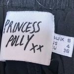 Princess Polly Women's Black Linen Elastic Waist Casual Lounge Shorts Size 4 Photo 3