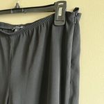 Eileen Fisher  BLACK ELASTIC WAIST WOMENS SIZE‎ S DRESS PANTS SIDE ZIPPER WORK Photo 4