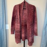 prAna  Rhonda Duster Open Front‎ Cardigan Wool Blend Pink Red Size Small Photo 1