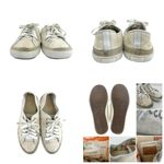 Coach (6.5) Elen Womens Cream Sneakers Shoes Well Worn Y2K Photo 12