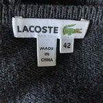 Lacoste  Sweater V-Neck Charcoal Grey 42 Photo 8
