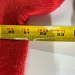 Talbots  coral red  mock neck wool blend sweater fair isle thick warm winter L Photo 6